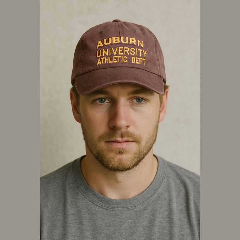 Auburn University Maroon Baseball Cap